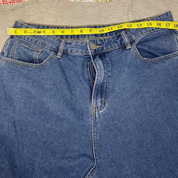 Cider Wide Leg Blue Jeans - Picture 1 of 5